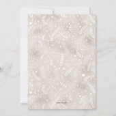 きらめくホリデーカップルクリスマスカード シーズンカード (裏面)