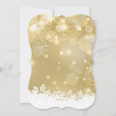 きらめくホリデーパーティー招待状 招待状 (裏面)