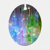 きらめくボトルセラミックオーナメント メタルオーナメント (裏面)