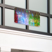 きらめくボトル2.5' x 4'屋外バナー 横断幕 (ビルの外側)