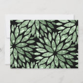 きらめくミントダリアスブライダルシャワー 招待状 (裏面)