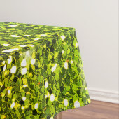 きらめくライトグリーン金ゴールドグリッター テーブルクロス (インサイチュ)