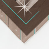 きらめくライトホットココアナイト2つの写真ID593 フリースブランケット (角)