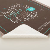 きらめくライトホットココアナイトID593 シェルパブランケット (3/4)