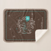 きらめくライトホットココアナイトID593 シェルパブランケット (正面(横))