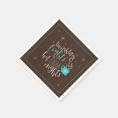 きらめくライトホットココアナイトID593 スタンダードカクテルナプキン (角)