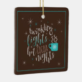 きらめくライトホットココアナイトID593 セラミックオーナメント (右)