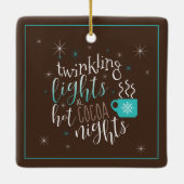 きらめくライトホットココアナイトID593 セラミックオーナメント (裏面)