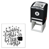 きらめくライトホットココアナイトID593 セルフインキングスタンプ (インサイチュ)