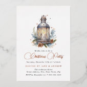 きらめくランタンフェスティバルクリスマスパーティー 箔招待状 (正面)