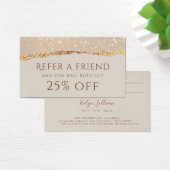 きらめくリッピングされた紙紹介カード (デスク)