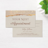 きらめくリッピング紙アポイントメントカード (デスク)