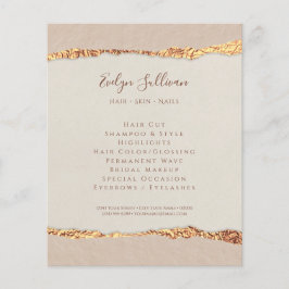 きらめくリッピング紙フライヤー チラシ