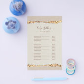 きらめくリッピング紙価格表フライヤー チラシ (シングル)