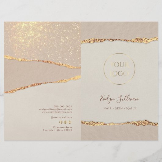 きらめくリップ紙サービスメニューカタログ (正面)