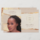 きらめくリップ紙2折パンフレット (正面/裏面)