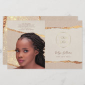 きらめくリップ紙2折パンフレット (正面/裏面)