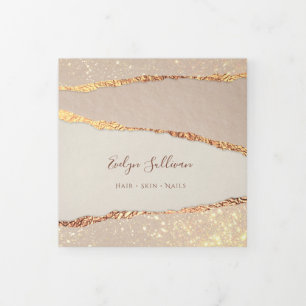 きらめくリップ紙3折パンフレット 三つ折りカード