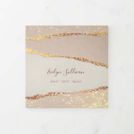 きらめくリップ紙3折パンフレット 三つ折りカード