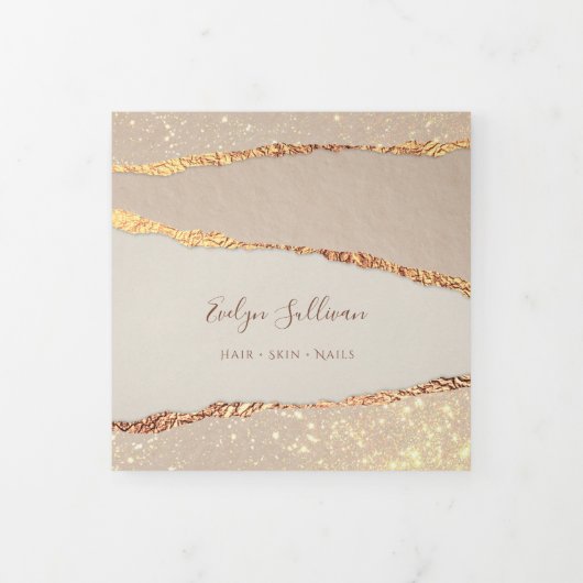 きらめくリップ紙3折パンフレット 三つ折りカード (カバー)