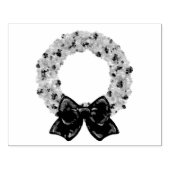 きらめくリース ラバースタンプ (インプリント)