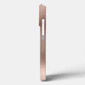 きらめくローズゴールド箔モダンガーリーシグネチャー Case-Mate iPhoneケース (裏面 / 左)