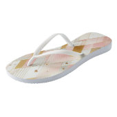 きらめく三角形のスペクトル ビーチサンダル (アングル)