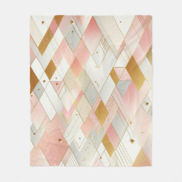 きらめく三角形のスペクトル フリースブランケット