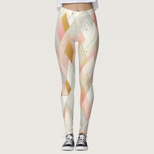 きらめく三角形のスペクトル レギンス (正面)