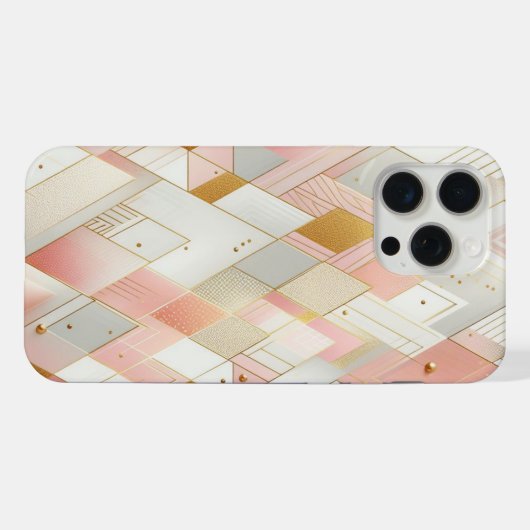 きらめく三角形のスペクトル iPhoneケース (裏面横)