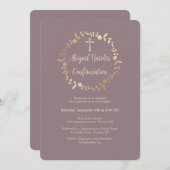 きらめく光の宗教招待状 招待状 (正面/裏面)