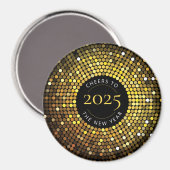 きらめく円が大晦日の夜を彩る マグネット (正面/裏面)