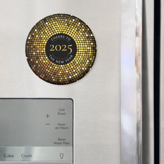 きらめく円が大晦日の夜を彩る マグネット (インサイチュ (冷蔵庫))