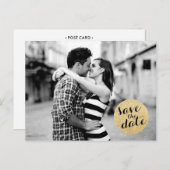 きらめく円 | セーブ・ザ・デート案内 案内ポストカード (正面/裏面)