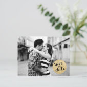 きらめく円 | セーブ・ザ・デート案内 案内ポストカード (スタンド正面)