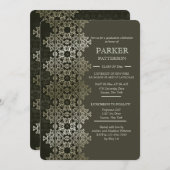 きらめく卒業招待状 招待状 (正面/裏面)