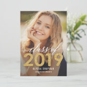 きらめく卒業発表招待状 招待状 (スタンド正面)