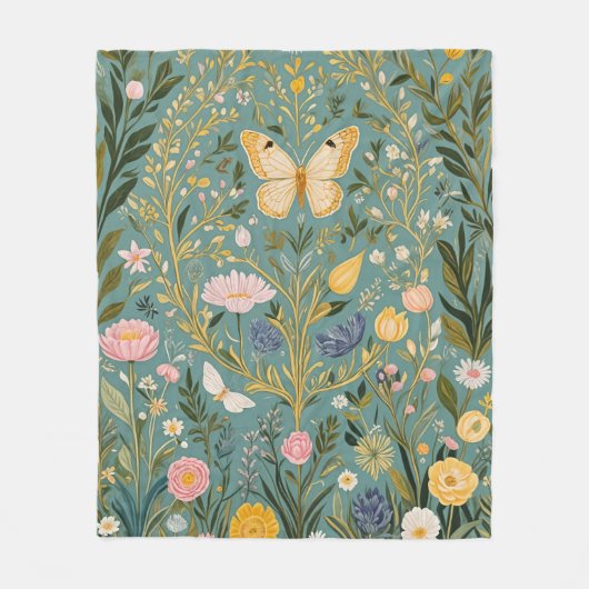 きらめく夢風景 フリースブランケット (正面)