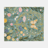 きらめく夢風景 フリースブランケット (正面(横))