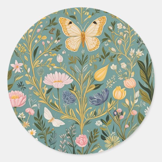 きらめく夢風景 ラウンドシール (正面)