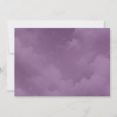 きらめく天の星塵の空結婚の セーブザデート (裏面)