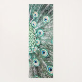 きらめく孔雀の羽 ヨガマット (裏面)