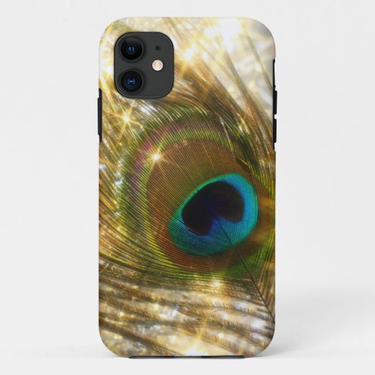きらめく孔雀iPhoneケース Case-Mate iPhoneケース (裏面)