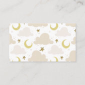 きらめく小さな星おむつラッフルチケット エンクロージャーカード (裏面)