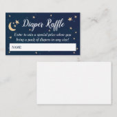 きらめく小さな星おむつラッフル エンクロージャーカード (正面/裏面)