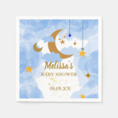 きらめく小さな星のカスタムパーティー スタンダードカクテルナプキン (正面)