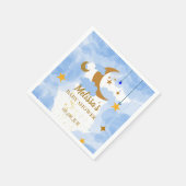 きらめく小さな星のカスタムパーティー スタンダードカクテルナプキン (角)