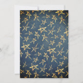 きらめく小さな星のドライブバイベビーシャワー 招待状 (裏面)
