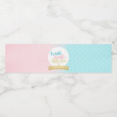 きらめく小さな星の性別シャワーを明らかにする ペットボトルラベル (シングルラベル)