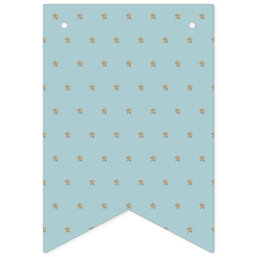 きらめく小さな星の赤ちゃんシャワーのバンティングフラグ バンティングフラッグ (第2の旗)